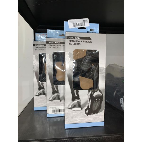 Olympia Ice Cleats Box of Small & Medium & Large