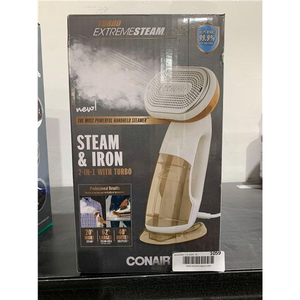 Conair Turbo Extreme Steam Steam & Irom 2 In 1 With turbo