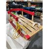 Image 3 : Steamridge.ca 28.5" Red Wood/Poly Baby Sleigh