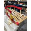 Image 3 : Steamridge.ca 28.5" Red Wood/Poly Baby Sleigh