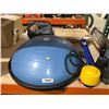 Image 1 : Bosu Multi Functional Original Home Gym Full Body Balance Strength Trainer Ball Equipment and Pump A