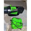 Image 4 : Greenworks PRO 80V 145 MPH - 580 CFM Cordless Axial Blower, 2.5 AH Battery Included BL80L2510