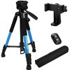 Image 1 : Torjim 60” Camera Tripod with Carry Bag, Lightweight Travel Aluminum Professional Tripod St