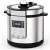 Image 1 : Pressure Cooker 6.3 Quart, 14-in-1 Electric Pressure Cooker, Knob & Touch Screen Multifunctional Slo