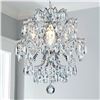 Image 1 : AGV LIGHTING 20101 Crystal Chandeliers, Modern Pendant Light Fixture with 1-E26-Light Socket, Perfec