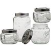Image 1 : Mason 4pc Glass Canister Set