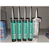 Image 1 : Tremco 830 Glass 7 Siding Sealant 4x300ml & 1x300ml Acrylic Interior White Caulking