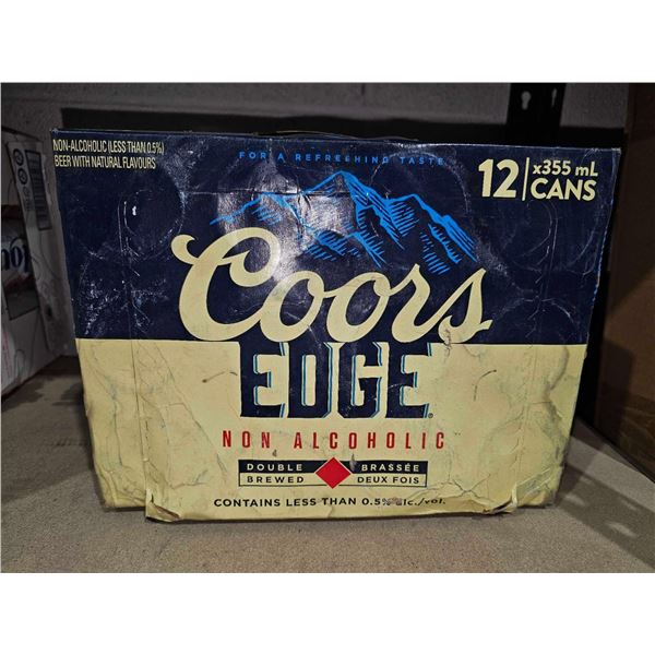 Coors Edge Non Alcoholic Beer 12x355ml