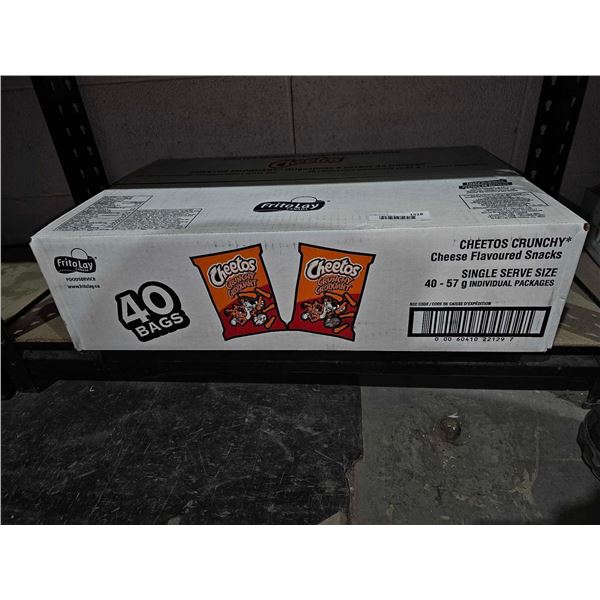Cheetos Crunchy Cheese Flavored Snacks 40x57g