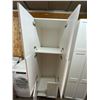 Image 3 : White freestanding double door pantry cabinet - 24Wx84Hx24D