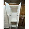 Image 2 : White freestanding double door pantry cabinet - 24Wx84Hx24D