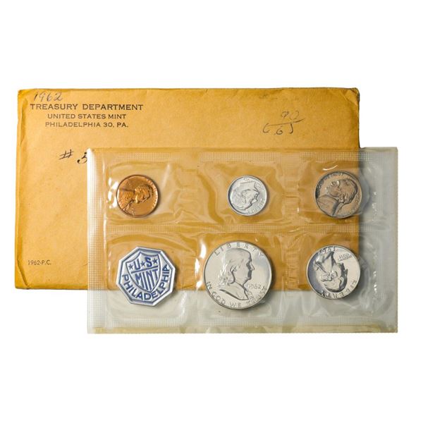 1962 (5) Coin Proof Set in Envelope