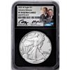 Image 1 : 2022-W $1 Proof American Silver Eagle Coin NGC PF70 Ultra Cameo Moy & Ryder Signed