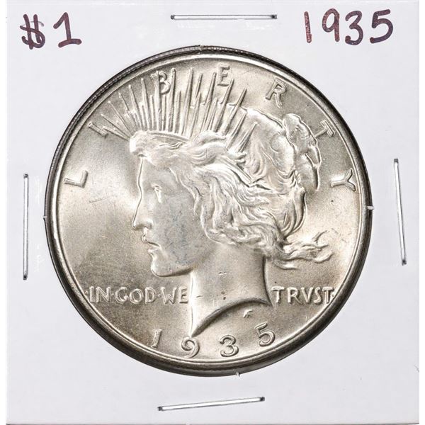1935 $1 Peace Silver Dollar Coin
