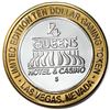 Image 3 : .999 Silver Four Queens Casino Hotel Las Vegas $10 Limited Edition Gaming Token