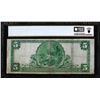 Image 2 : 1902 PB $5 NB of Lambertville, NJ CH# 1272 National Currency Note PCGS Very Fine 20