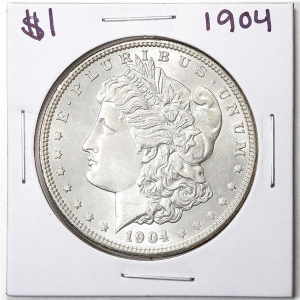 1904 $1 Morgan Silver Dollar Coin