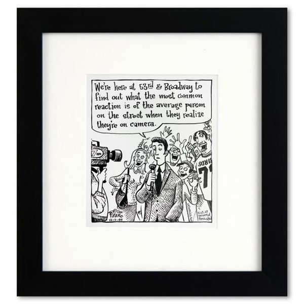 Bizarro "On Camera Reaction" Original Pen And Ink on Paper