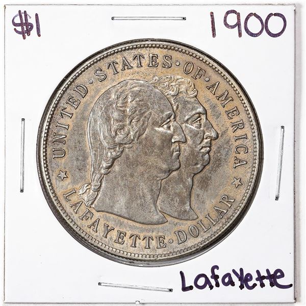 1900 $1 Lafayette Commemorative Silver Dollar Coin