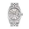 Image 2 : Rolex Mens Stainless Steel Silver Index Datejust Wristwatch