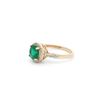 Image 3 : 14KT Yellow Gold 1.30 ctw Emerald Ring