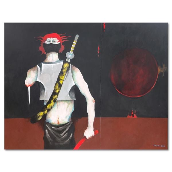 Milton Berwin (1925-2023) Original Painting on Canvas