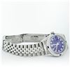 Image 6 : Rolex Mens Stainless Steel Sapphire and Diamond Datejust Wristwatch