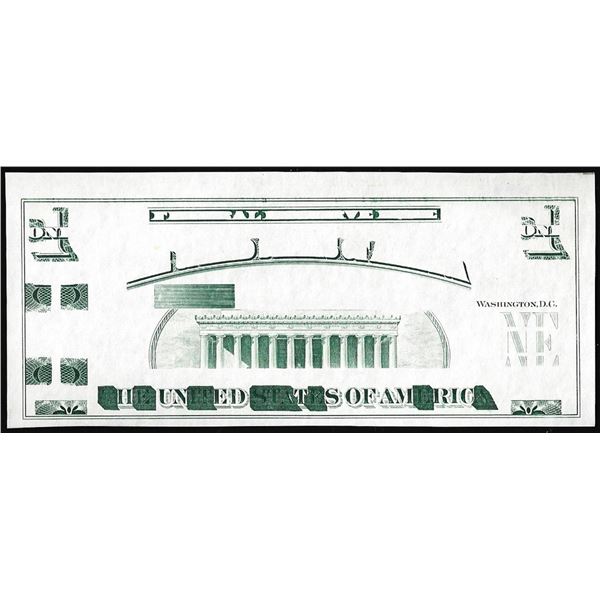 Circa 1970's Lincoln Memorial Giori Test Note