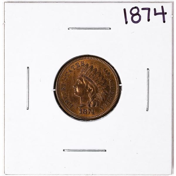 1874 Indian Head Cent Coin