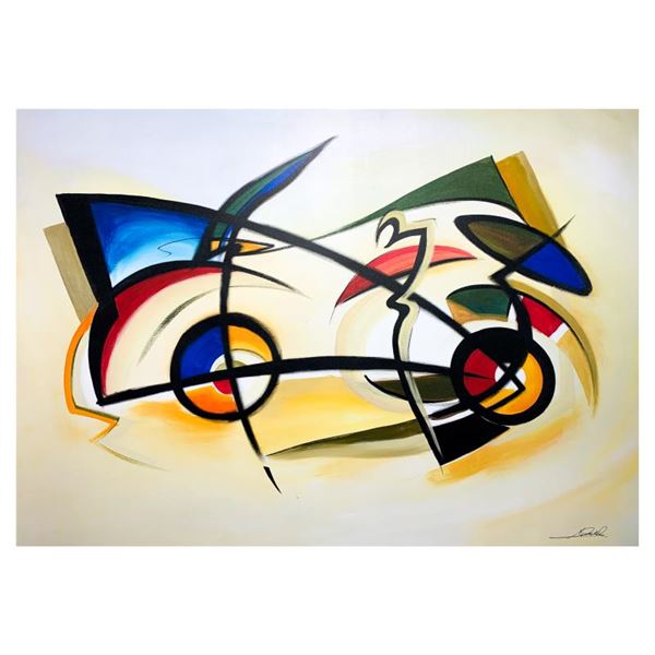 Alfred Alexander Gockel "Space Car" Limited Edition Giclee on Canvas