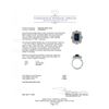 Image 6 : Platinum 4.46 ctw Tanzanite and Diamond Ring