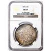 Image 1 : 1896 $1 Morgan Silver Dollar Coin NGC MS64 Nice Toning