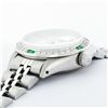 Image 8 : Rolex Ladies Stainless Steel Emerald and Diamond Datejust Wristwatch