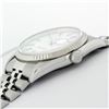 Image 9 : Rolex Men's Stainless Steel White Index Datejust Wristwatch