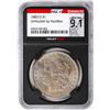 Image 1 : 1883-O $1 Morgan Silver Dollar Coin NGCX Mint State 9.1 VaultBox Great Toning