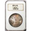 Image 2 : 1878-S $1 Morgan Silver Dollar Coin NGC MS65 Nice Toning Old Fatty Holder