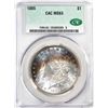Image 1 : 1885 $1 Morgan Silver Dollar Coin CAC MS63 Amazing Toning