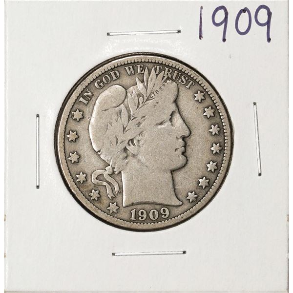 1909 Barber Half Dollar Coin