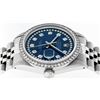 Image 9 : Rolex Mens Stainless Steel Diamond Datejust Wristwatch