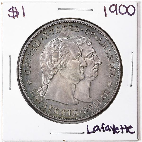 1900 $1 Lafayette Commemorative Silver Dollar Coin