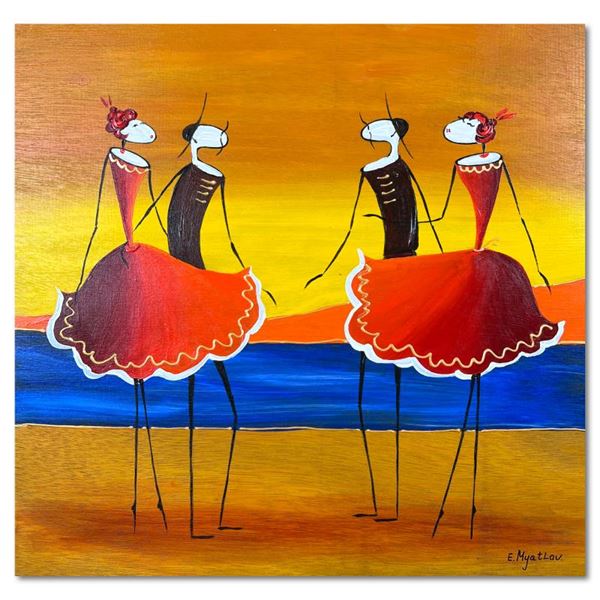 Ester Myatlov Original Oil on Board