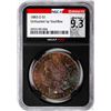 Image 1 : 1883-O $1 Morgan Silver Dollar Coin NGCX Mint State 9.3 VaultBox Amazing Toning