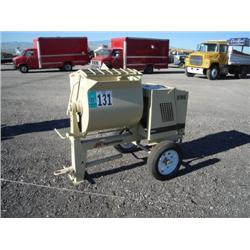 INGERSOLL-RAND MM655H PORTABLE MORTAR MIXER, s/n 207586U496: