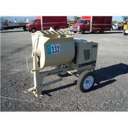 INGERSOLL-RAND MM655H PORTABLE MORTAR MIXER, s/n 007585U496: