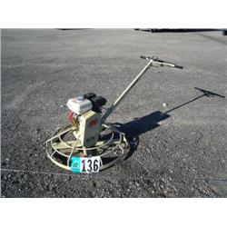 INGERSOLL-RAND WT4690H 36in. POWER TROWEL, s/n 007846U755: