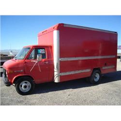 GMC 3500 VANDURA S/A VAN TRUCK, s/n 2GDHG31K8M4506986: