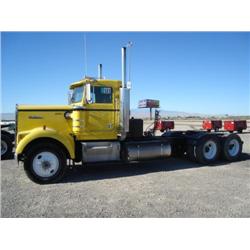KENWORTH W900 T/A TRUCK TRACTOR, s/n 1XKWD29X1DK314023: