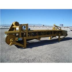 25ft CHANNEL FRAME CONVEYOR, LEG STANDS