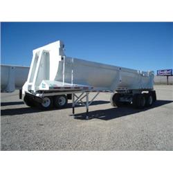 FRUEHAUF 31ft T/A ROUND BOTTOM END DUMP TRAILER, s/n FWW733002: