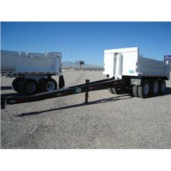 WILLIAMSEN WDD15-10 3 AXLE END DUMP PUP TRAILER, s/n 1W94E3431MS004584:
